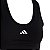 Top Adidas Treino Suporte Médio Feminino - Preto - Imagem 3