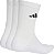 Kit Meia Adidas Essentials Crew C/3 Pares Unissex Branca - JZ0530 - Imagem 4