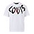 Camiseta Louis Vuitton Brushstroke Logo Branca Masculina - Imagem 1