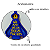Imã Geladeira Mural Aparecida Azul Rogai Por Nós MDF 3mm 13 - Imagem 4