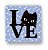 Imã em MDF | I Love Cat | Relevo 3D - Imagem 1