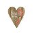 Placa de Madeira Coração em Anelina - Feliz Natal - Coleção Candy - Imagem 1