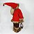 Papai Noel Lenhador em Pé  - 30cm - Vermelho/Marrom - Imagem 2