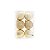 Kit de Bolas Douradas/Glitter - 8cm - Imagem 1