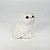 Gato Branco Decorativo - 11cm - Imagem 1