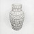 Vaso de Cerâmica Cinza - Geométrico - 17cm x 32cm - Imagem 3