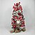 Árvore de Natal Nevada Decorada - Xadrez - 30cm x 55cm - Imagem 1