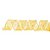 Fita Aramada Telada Dourada com Glitter - 9m - Imagem 1