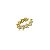 Piercing Penelope Cristal Dourado - Imagem 1