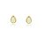 Brinco Kelly Gota Verde Dourado - Imagem 1