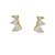 Brinco Ear Cuff Celina Cristal Dourado - Imagem 2