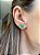 Brinco Ear Cuff Celina Esmeralda Dourado - Imagem 2
