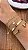 Bracelete Ticiana Regulável Dourado - Imagem 3