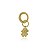 Pin Lock Trevo Dourado - Imagem 1