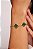 Pulseira Isabel 5 Verde Dourado - Imagem 3