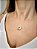 Colar Nylon Be Strong Be Brave Dourado - Imagem 1