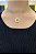 Colar Nylon Be Strong Be Brave Dourado - Imagem 2