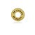 Colar Nylon Be Strong Be Brave Dourado - Imagem 3