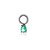 Pin Lock Gota Pedra Turmalina Rbranco - Imagem 1