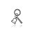 Pin Lock Signo Rodio Branco - Imagem 11