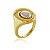 Anel Dois Banhos Oval Bco-Ama - Imagem 1