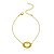 Pulseira Coração Mãe Dourado - Imagem 1