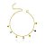 Pulseira Corações Color Dourado - Imagem 1