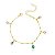 Pulseira Pedras Fio Dourado - Imagem 1