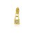 Pin Lock Cadeado Dourado - Imagem 2