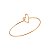 Bracelete União Coração Dourado - Imagem 1