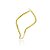 Anel Ondas Dourado - Imagem 1