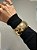 Bracelete Grosso 2 Liso Dourado - Imagem 1