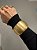Bracelete Grosso 2 Fosco Dourado - Imagem 1