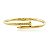 Bracelete Prego Liso Dourado - Imagem 1