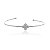 Bracelete Trevo Rbranco - Imagem 1