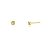 Brinco Trevinho P Dourado - Imagem 1