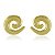 Brinco Espiral Dourado - Imagem 1