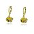 Brinco Argola Abelhinhas Dourado - Imagem 1
