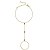 Hand Chain Quadradinho Dourado - Imagem 1