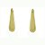 Brinco Gota Longa Dourado - Imagem 1