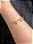 Pulseira Medalhinhas  Dourado - Imagem 2