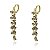 Brinco Pedrinhas Fume Dourado - Imagem 1