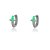 Brinco Argola P Trevinho Verde Rbranco - Imagem 1