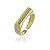 Anel Dedinho Reto Liso Dourado - Imagem 1