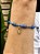 Pulseira Vibração Dourado Azul - Imagem 2