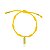 Pulseira Vibração Dourado Amarelo - Imagem 3