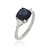 Anel Solitário Safira Rbranco - Imagem 1