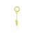 Pin Lock Fio Menino Dourado - Imagem 1