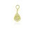 Charm Gota Cravejada Dourado - Imagem 1