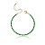Pulseira Rita Esmeralda Dourado - Imagem 1